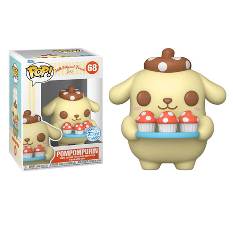 Image of Hello Kitty - Pompompurin with Tray US Exclusive Pop! Vinyl