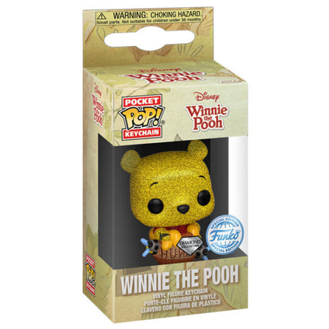 Image of Winnie the Pooh - Winnie The Pooh US Exclusive Diamond Glitter Pop! Keychain