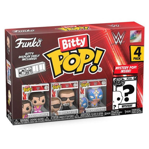 WWE - Razor Ramon Bitty Pop! 4-Pack