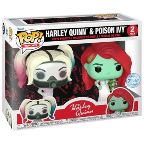 Image of Harley Quinn: Animated - Harley Quinn & Poison Ivy Wedding US Exclusive Pop! 2-Pack