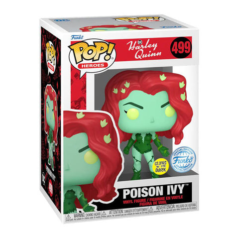 Image of Harley Quinn: Animated - Poison Ivy (Plant Suit) US Exclusive Glow Pop! Vinyl