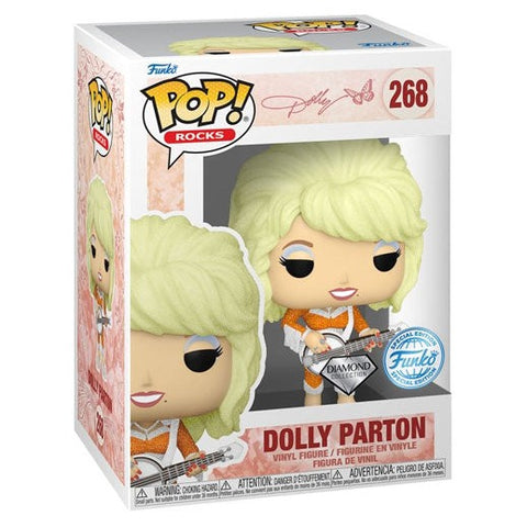 Image of Dolly Parton - Dolly Parton with Guitar US Exclusive Diamond Glitter Pop! Vinyl