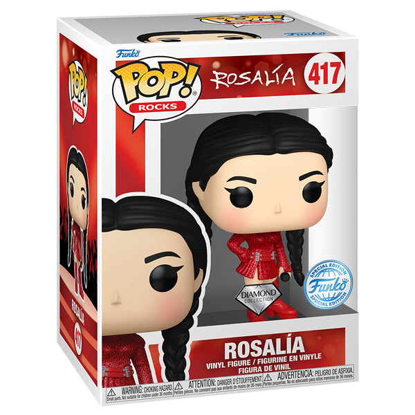 Rosalia - Bizcochito Red Diamond Glitter US Exclusive Pop! Vinyl