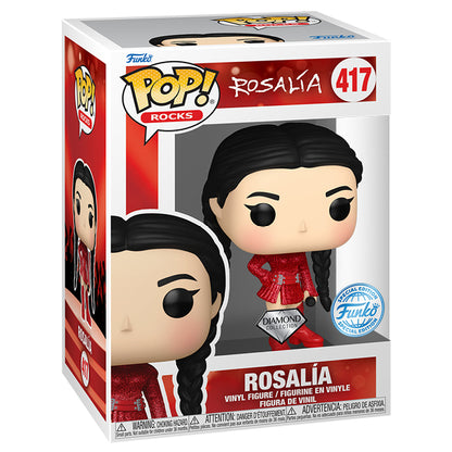 Rosalia - Bizcochito Red Diamond Glitter US Exclusive Pop! Vinyl