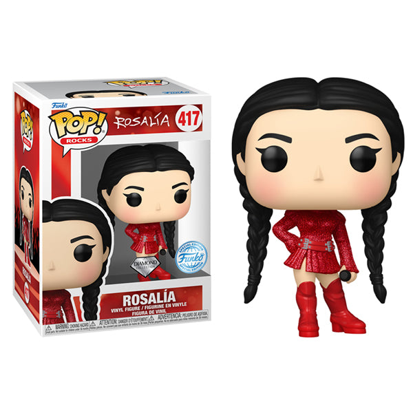 Rosalia - Bizcochito Red Diamond Glitter US Exclusive Pop! Vinyl