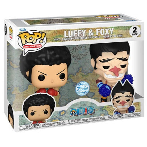 One Piece - Luffy & Foxy US Exclusive Pop! Vinyl 2-Pack