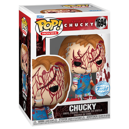 Bride of Chucky - Childs Play 4 - Chucky (Battle Damaged) US Exclusive Pop! Vinyl