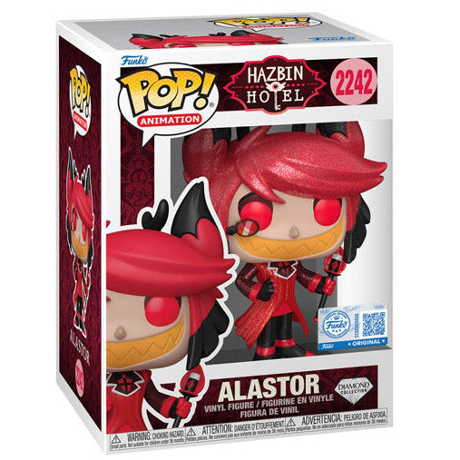 Hazbin Hotel - Alastor US Exclusive Diamond Glitter Pop! Vinyl
