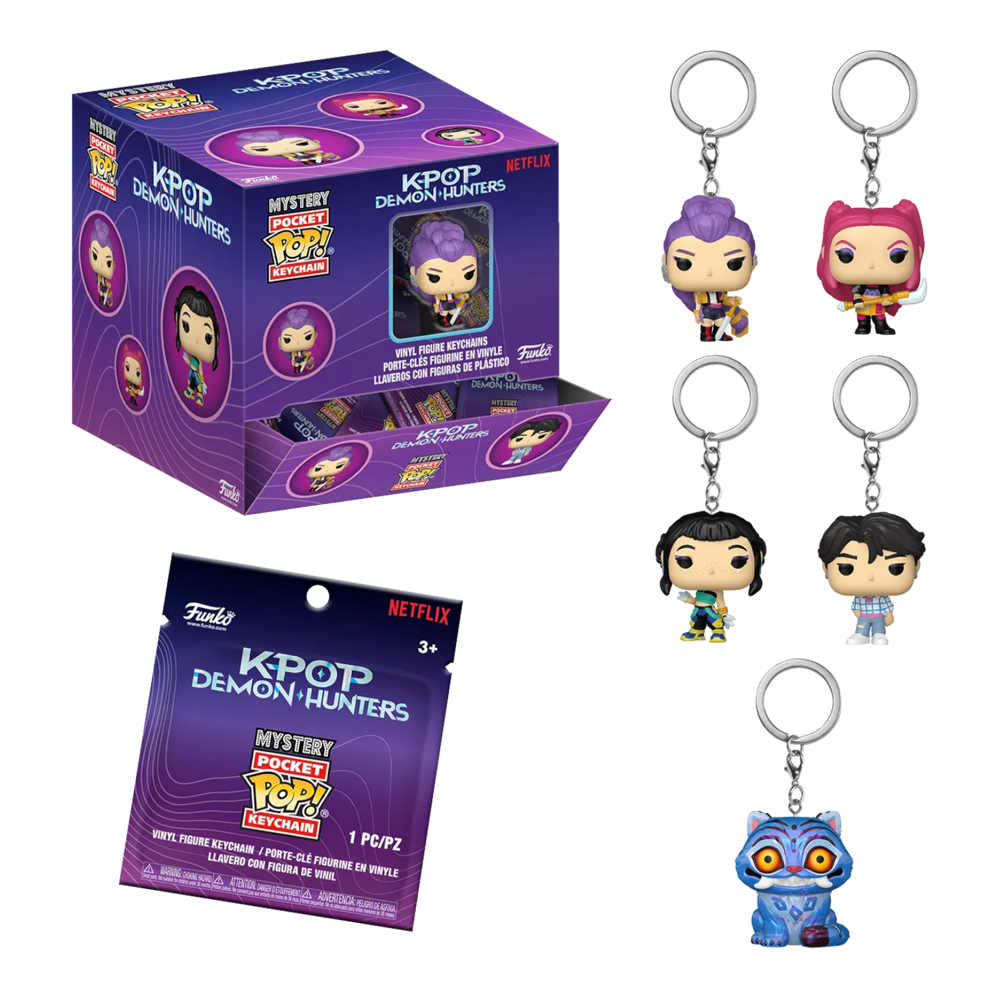 K-Pop Demon Hunters - Mystery Pocket Pop! Keychain (1 Unit)