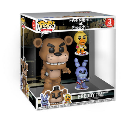 Five Nights at Freddy's - Freddy 10" Pop! Vinyl w/2 x Pop! Vinyls Bundle