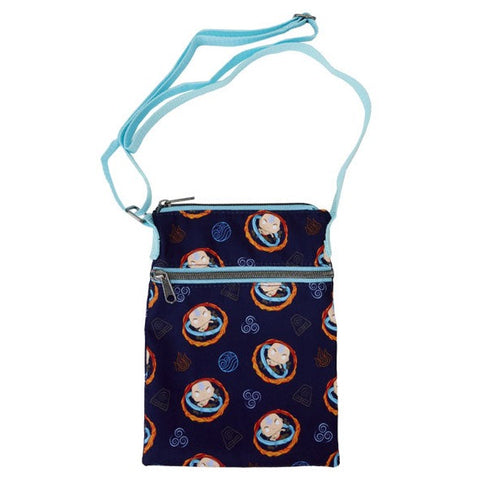 Image of Loungefly - Avatar the Last Airbender - Aang Passport Crossbody Bag