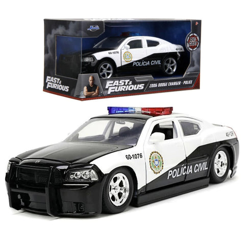 Image of Fast & Furious - 2006 Dodge Charger Police Car 1:24 Scale