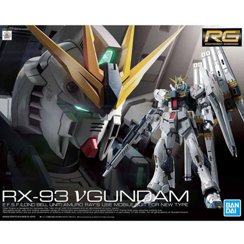 Image of Gundam - Hobby Kit RG 1/144 NU Gundam