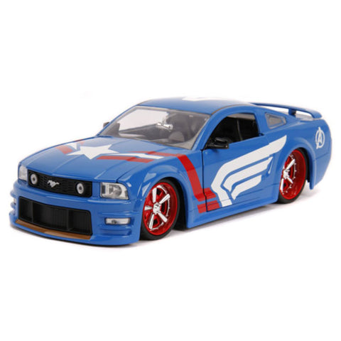 Image of Captain America - 2006 Ford Mustang GT 1:24 Scale Hollywood Ride
