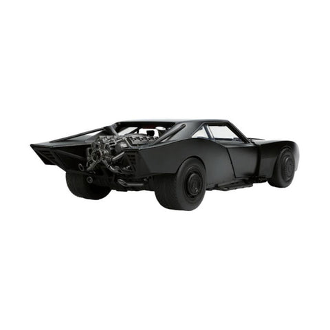 Image of The Batman - Batmobile with Batman 1:18 Scale Hollywood Ride with Light