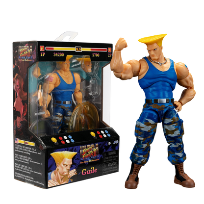 Street Fighter II - Guile (Player 2) 6 Inch Figure