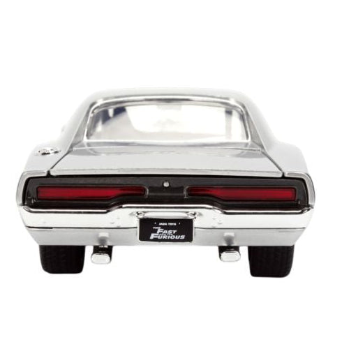 Fast & Furious - Dom’s 1970 Dodge Charger Anniversary Diecast Vehicle Silver Finish