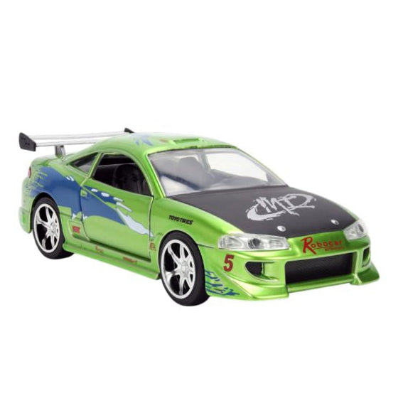 Fast & Furious - 1:32 Brian’s 1995 Mitsubishi Eclipse Anniversary Diecast Vehicle Candy Finish