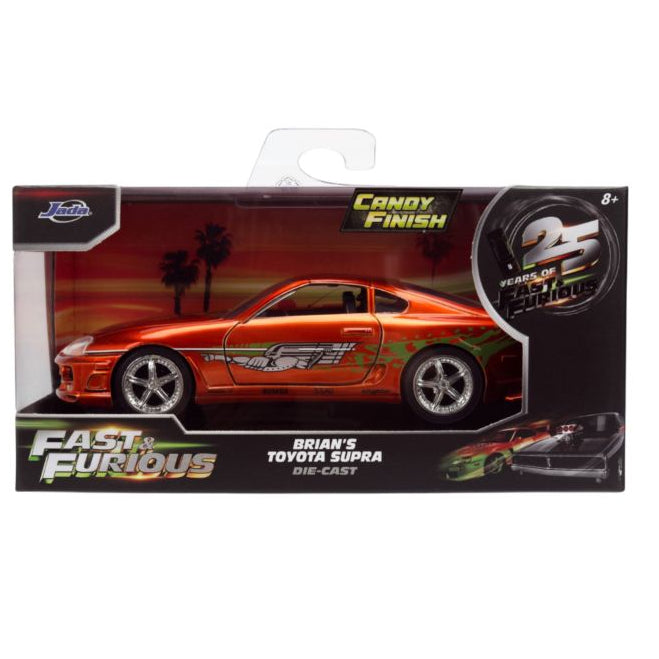 Fast & Furious - 1:32 Brian’s 1995 Toyota Supra Anniversary Diecast Vehicle Candy Finish