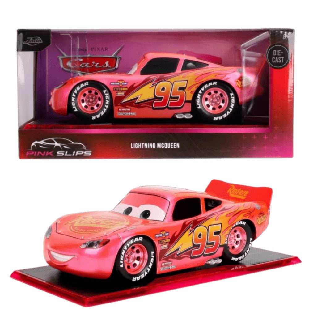 Pink Slips – 1:24 Cars Lightning McQueen Diecast Vehicle