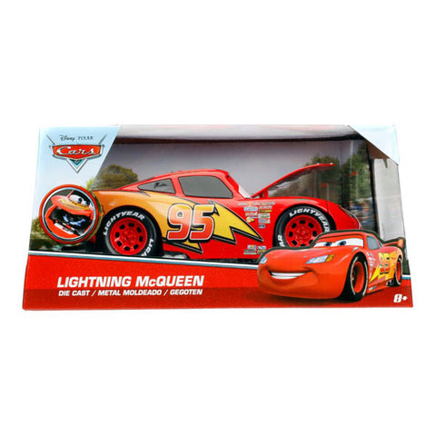 Image of Cars - Lightning McQueen without Tire Rack 1:24 Scale