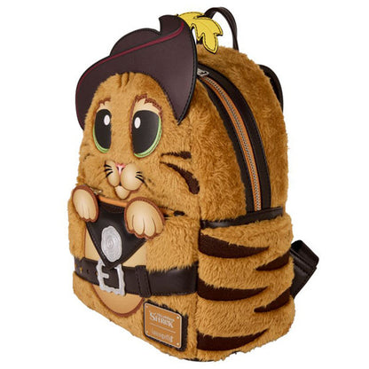 Loungefly - Shrek - Puss In Boots Cosplay Faux Fur Mini Backpack