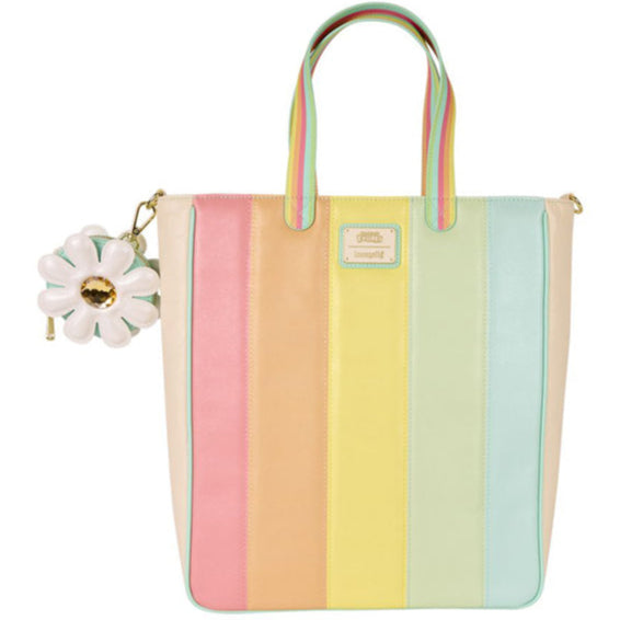 Loungefly - Good Luck Trolls - Trolls with Faux Fur Tote Bag & Detachable Coin Bag