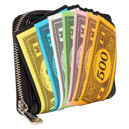 Loungefly - Monopoly 90th Anniversary - Money Zip Around Wallet