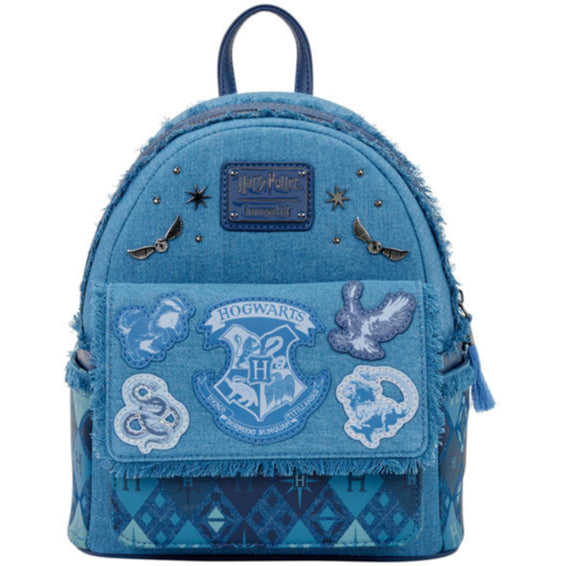 Loungefly - Harry Potter - Denim Mini Backpack