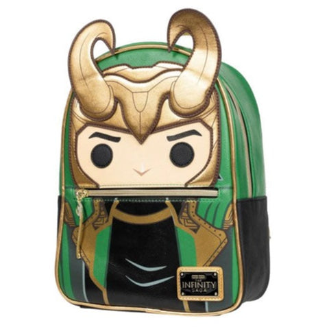 Image of Loungefly - Marvel Comics - Loki Pop! by Loungefly US Exclusive Mini Backpack
