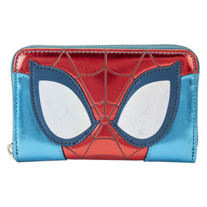 Loungefly - Marvel Comics - Spider-Man Metallic Zip Around Wallet