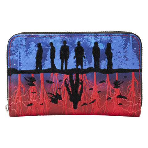 Image of Loungefly - Stranger Things - UpsideDown Shadows Zip Wallet
