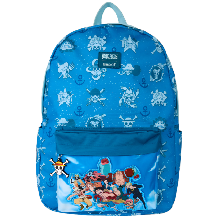 Loungefly - One Piece - All-Over Print Nylon Full-Size Backpack