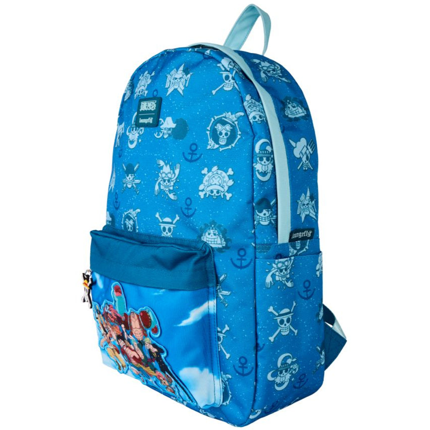 Loungefly - One Piece - All-Over Print Nylon Full-Size Backpack