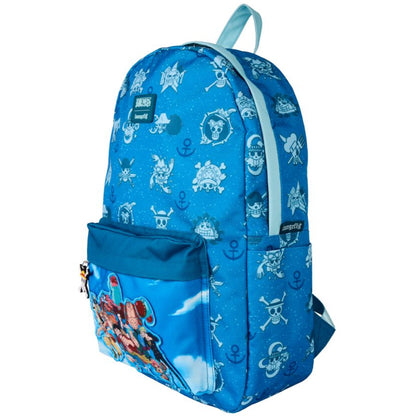 Loungefly - One Piece - All-Over Print Nylon Full-Size Backpack
