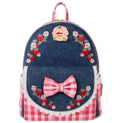 Loungefly - Strawberry Shortcake - Faux Denim Mini Backpack