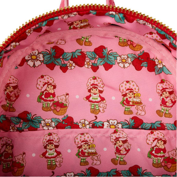 Loungefly - Strawberry Shortcake - Faux Denim Mini Backpack