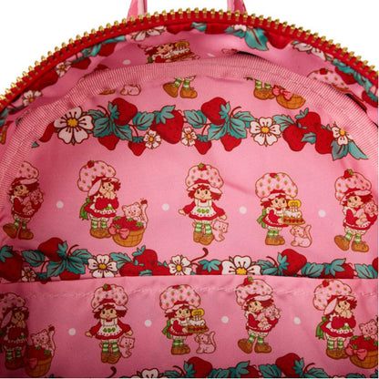 Loungefly - Strawberry Shortcake - Faux Denim Mini Backpack