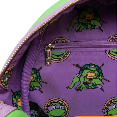 Image of Loungefly - Teenage Mutant Ninja Turtles (TV 1987) - Donatello Cosplay Mini Backpack US Exclusive