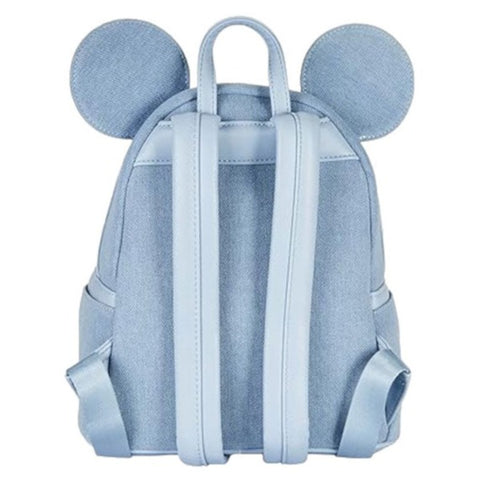 Image of Loungefly - Disney - Minnie Mouse Denim US Exclusive Mini Backpack