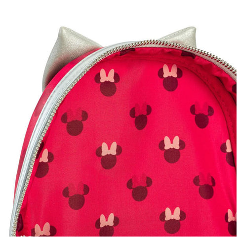 Image of Loungefly - Disney - Minnie Mouse (Red & Silver) US Exclusive Mini Backpack
