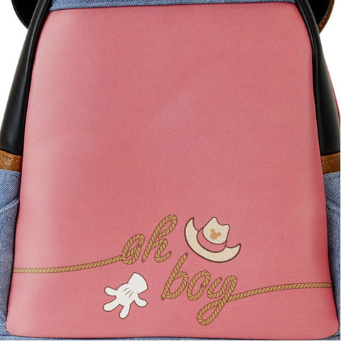 Image of Loungefly - Disney - Western Mickey Cosplay Mini Backpack
