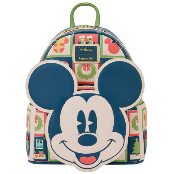 Loungefly - Disney - Mickey & Minnie Holiday Mini Backpack