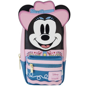 Loungefly - Disney - Western Minnie Mini Backpack Pencil Case
