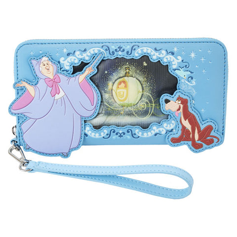Image of Loungefly - Cinderella - Princess Lenticular Zip Around Wallet