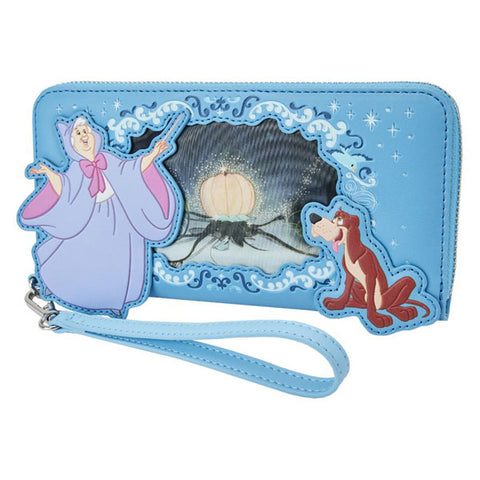 Image of Loungefly - Cinderella - Princess Lenticular Zip Around Wallet