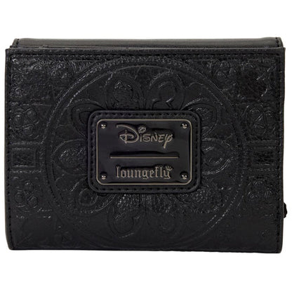 Loungefly - Disney Villains - Black Faux Leather with Velvet Trim Tri-Fold Wallet