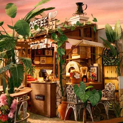 Robotime - Rolife Leafree Café DIY Miniature House