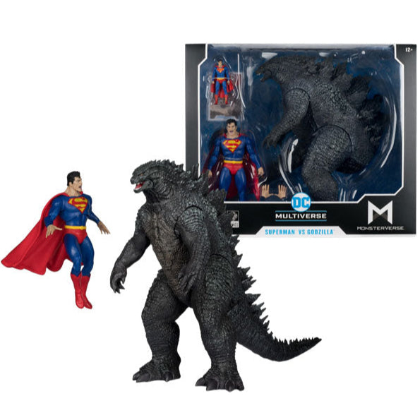 DC - Justice League Monsterverse: Superman Vs Godzilla McFarlane Action Figure 2 Pack