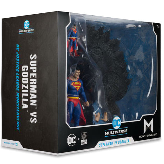 DC - Justice League Monsterverse: Superman Vs Godzilla McFarlane Action Figure 2 Pack